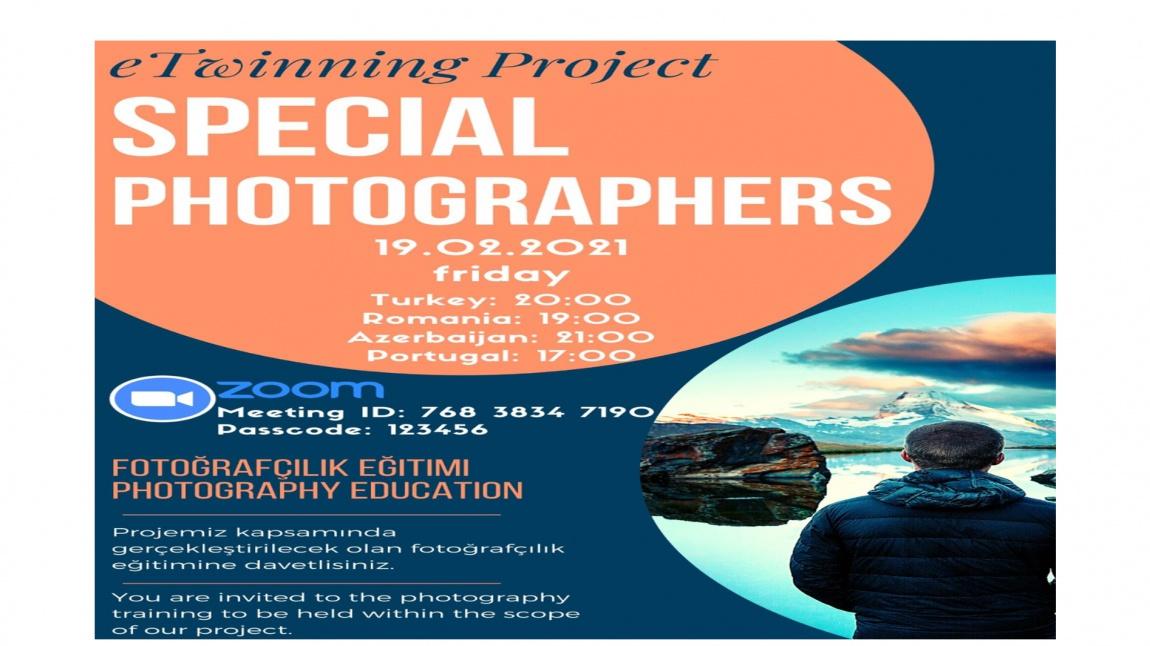 Özel Fotoğrafçılar eTwinning Projesi  Kapsamında Fotoğrafçılık Eğitimi Gerçekleştirildi